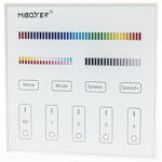 MiLight T4-W Group Control csoport (4 zóna) fali távirányító panel RGB+CCT LED szalaghoz (230V) (MiLight T4 AC180-240V RGB+CCT panel remote white)