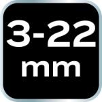 NEO TOOLS Vágófej réz- és alumíniumcsövekhez 3-22 mm (02-429)