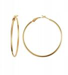 Trusky Arany Fülbevaló Nagy Kerek Nemesacél 6 CM (kolczyki)