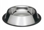 TRIXIE Rozsdamentes acél fém tál gumival kutyáknak 0, 9 L (24853)