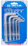 KING TONY Imbuszkulcsok 5db Spline King Tony 20505PR M5-M12 20505PR01 (20505PR01)