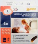 Stomil Sanok Ablak- és ajtótömítés E profil barna 6m Stomil Sanok (76760)