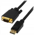 BLOW Átalakító Kábel Adapter, Display Port - VGA D-SUB, 1.8m (92-030#)