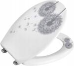 WENKO WC-ülőke Wenko lassan ereszkedő Astera szürke duroplast No. 41 (22409100)