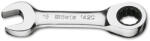 Beta 142C Egyenes, rövid csillag-villáskulcs racsnival 16mm (001420116)
