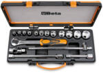 Beta 920A/C12 17 részes készlet 12 dugókulcs és 5 tartozék fémdobozban (009200931)