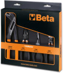 Beta 1169N/D4 4 részes készlet 1 robusztus kombinált fogóból, 1 hosszú félkerekcsőrű fogóból, 1 csípőfogóból és 1 vízpumpafogóból áll, krómozott (011690024)