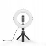 Hama SpotLight Smart 80 II, 8"-os kör alakú Led lámpa, mobiltelefon-tartó, távirányító (4657)