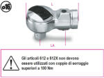 Beta 614 Irányváltós racsni Ø 16 mm csatlakozóval rendelkező nyomatékkulcshoz 1/2 (006140000)