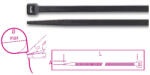 Beta BMN1225 Műanyag kábelkötegelő szalag, fekete UV-álló 2, 5x120mm (BMN1225)