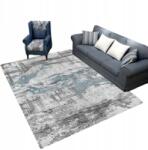 Dywany Łuszczów Szőnyeg 160X220 Nappaliba Szoba Csúszásgátló Szürke-kék Vintage Bcf (BR033)