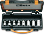 Beta 920FTX/C8 8 részes dugókulcs szerszám készlet Torx®-csavarokhoz (920FTX) kofferban (009200391)