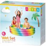 Intex Felfújható medence Szivárvány átmérő 147 cm. 58439 (6941057454399)
