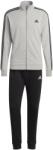 adidas Мъжки анцуг Adidas Basic 3-Stripes French Terry Tracksuit Mens - Medium Grey