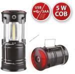 VELAMP VADER 5W újratölthető kempinglámpa Li-ion