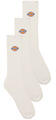 Dickies Kiegészítők VALLEY GROVE SOCKS WHITE Fehér 43 / 46