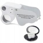 Verk Group Ékszernagyító, összecsukható, 2 Led, 30x, 60x