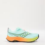 Saucony Дамски маратонки Saucony Womens Peregrine 16 Off-Road Trail Running Shoes - Aqua/Citron