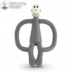 Matchstick Monkey szenzoros szilikon rágóka fogkefével Szürke (MM-T-001)