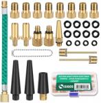 Sigos Kerékpár Pumpavég Adapter Készlet Gumiabroncs Szelepek 32 db-os (Adaptery do pompki zawory do pompowania opon)