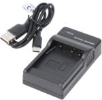 AccuCell USB töltő kompatibilis Panasonic DMW-BLG10 DMW-BLE9 DMW-BLH7E fényképezőgép videokamera