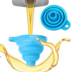  Összecsukható Konyhai Tölcsér Befőttesüvegekhez Autós Harmonika Folyadék Olaj (RC-K-726)