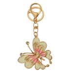 Clayre & Eef Fém kulcstartó pillangós, üveggyönggyel - szep-otthon - 2 710 Ft