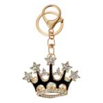 Clayre & Eef Fém kulcstartó koronás, üveggyönggyel - szep-otthon - 2 220 Ft