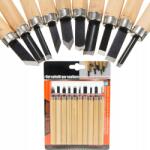 Decortrend Vésők Fafaragó Szobrász Kések Modellező Üregelő Készlet 10db-os (505514)