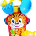 Eddy Toys Strand Szett 6DB 2.5L Vödör Tartozékkal. Homok Vödör (ZESTAW PLAŻOWY 6SZT 2.5L WIADRO ŁOPATKA)