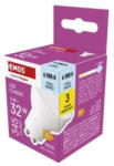 EMOS Classic MR16 fehér/GU10/3W (32W)/345lm/ZQ8E14 Hideg fehér LED izzó (EMOS-ZQ8E14)