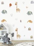 Vanshe Homedecor Falmatrica gyerekszobába, Vanshe Homedecor - Zsiráfok, elefántok