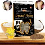 QCHEFS Dental Flakes természetes fogtisztító pehely 90g