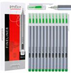 Profice Golyóstoll Vékony Golyóstoll Zöld Profice Írószer Szett 12 db-os (P281/ZI)