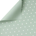 Valex Decor Pici pöttyös fólia ív 58cm x 58cm, 20db - Pasztell zöld (SMD58-57)