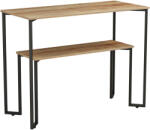 PAKOWORLD Consolă Homer, Natural - Gri, 110x48x85 cm (230-000011)