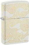 Zippo Brichetă Zippo 48909 Engraved Wave Pattern (48909) Bricheta