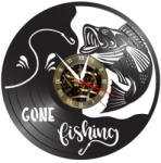  GONE FISHING- ceas de perete