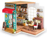 Robotime Rolife Puzzle 3D Minicasuta de papusi Cafeneaua lui Simon DIY, RoLife, 203 piese
