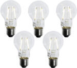 LUEDD 5 darabos E27 LED izzókészlet A60 Lux Érzékelő 2, 5W 250 lm 3000K (03151)