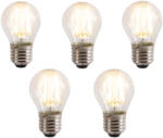 LUEDD 5 darabos E27 3 lépésben dimmelhető LED izzókészlet P45 5W 700 lm 2700K (03038)