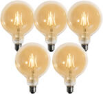 LUEDD 5 darabos E27 dimmelhető LED izzókészlet arany G125 4, 9W 450 lm 2200K (03186)