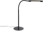 QAZQA Design asztali lámpa fekete, beépített LED-del és érintős dimmerrel - Palka (102617)