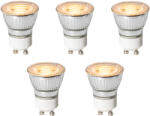 LUEDD 5 darabos GU10 dimmelhető LED izzókészlet 35mm 4W 200 lm 2200K (03193)