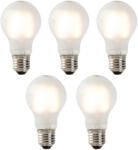 LUEDD 5 db-os készlet E27 LED izzó fagyasztott üveg A60 2W 180lm 2700K (02376)