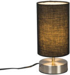 QAZQA Modern fekete asztali lámpa acél vázzal - Milo 2 (91141)