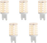 LUUMR 5 darabos Smart G9 szabályozható LED izzókészlet, átlátszó, 2, 5W, 250 lm, 2700-6500K (03329)