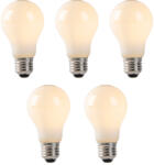 LUEDD 5 db-os készlet E27 LED izzók opál üveggel 1W 80lm 2200K (02380)
