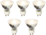LUEDD 5 db GU10 dimmelhető LED izzó szett 5W 370lm 3000K (03081)