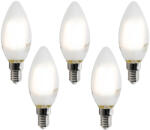 LUUMR 5 darabos intelligens E14 LED izzókészlet C35 matt 4, 2W 470 lm 2700-6500K (03305)
